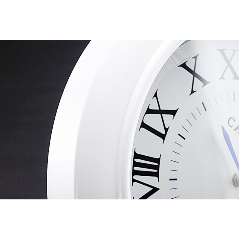 High End Cartier Bleu de Ballon Wall Clock White 622465-5