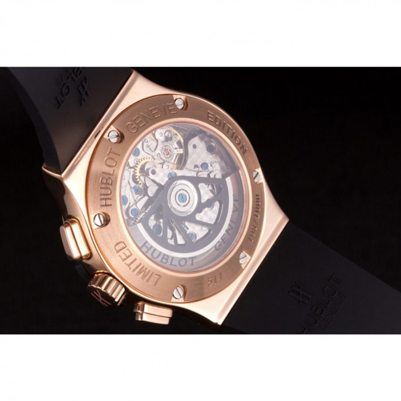Swiss Hublot Classic Fusion Black Dial Rose Gold shb08 621401-8