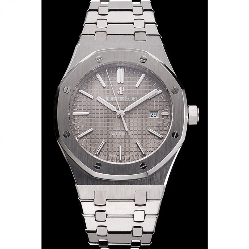 Swiss Audemars Piguet Royal Oak Silver Dial Stainless Steel Case And Bracelet-1
