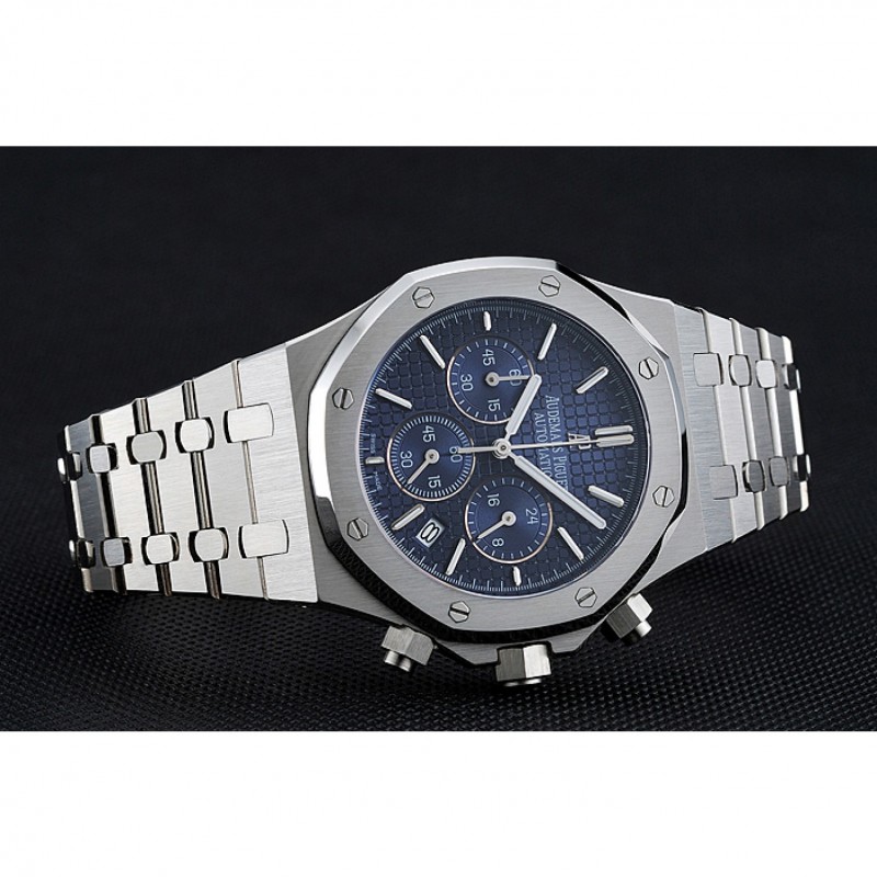 Audemars Piguet Royal Oak Chronograph Blue Dial Stainless Steel Bracelet 1454028-3