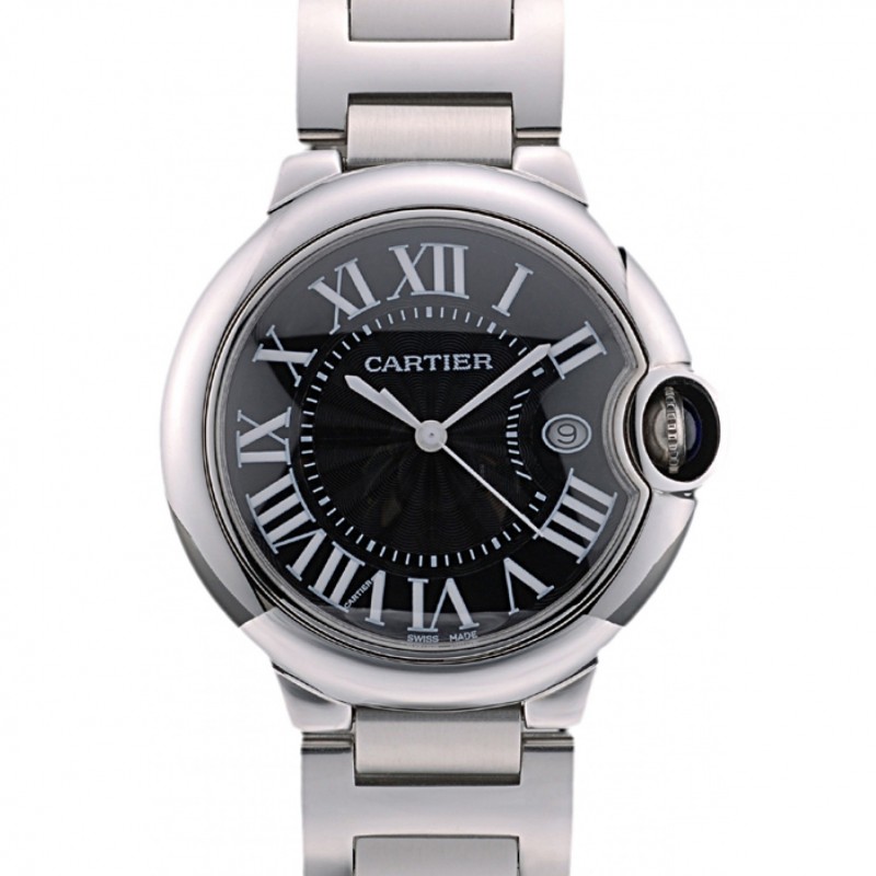 Cartier Ballon Bleu 38mm Black Dial Stainless Steel Case And Bracelet-0