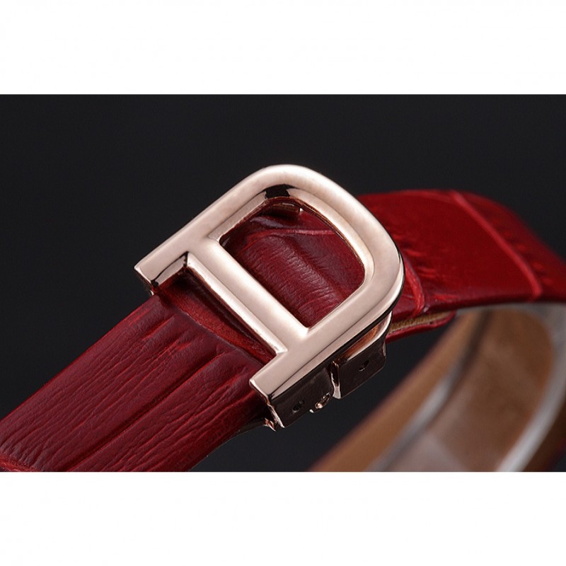 Cartier Santos 100 Polished Rose Gold Bezel 621919-3