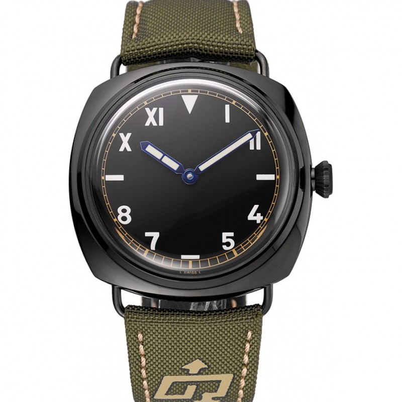 Panerai Radiomir California 3 Days Black Dial Green Bracelet 1454018-0
