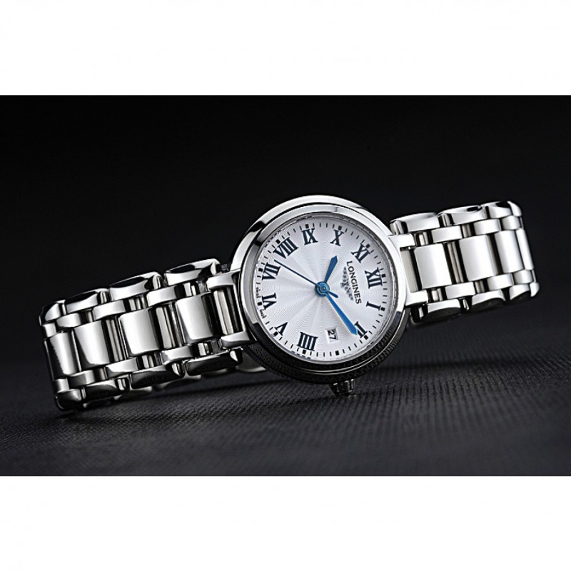 Longines PrimaLuna Stainless Steel Case Roman Numerals 622587-4