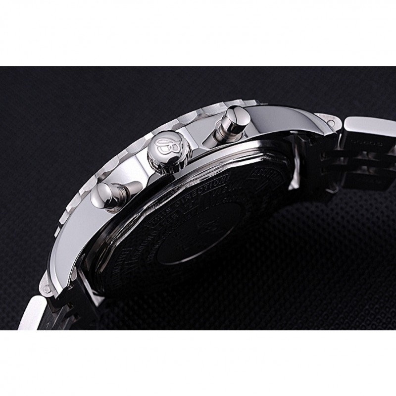 Breitling Professional Chronospace Black Dial Stainless Steel Bracelet 622505-8