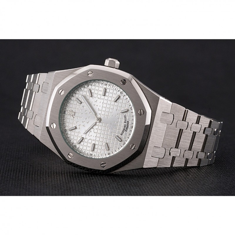 Audemars Piguet Royal Oak Fondation White Dial Stainless Steel Case And Bracelet-4
