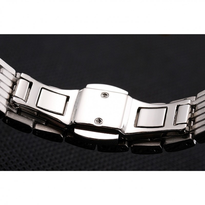 Vacheron Constantin Fine Black Dial Silver Marks Stainless Steel Case And Bracelet-6