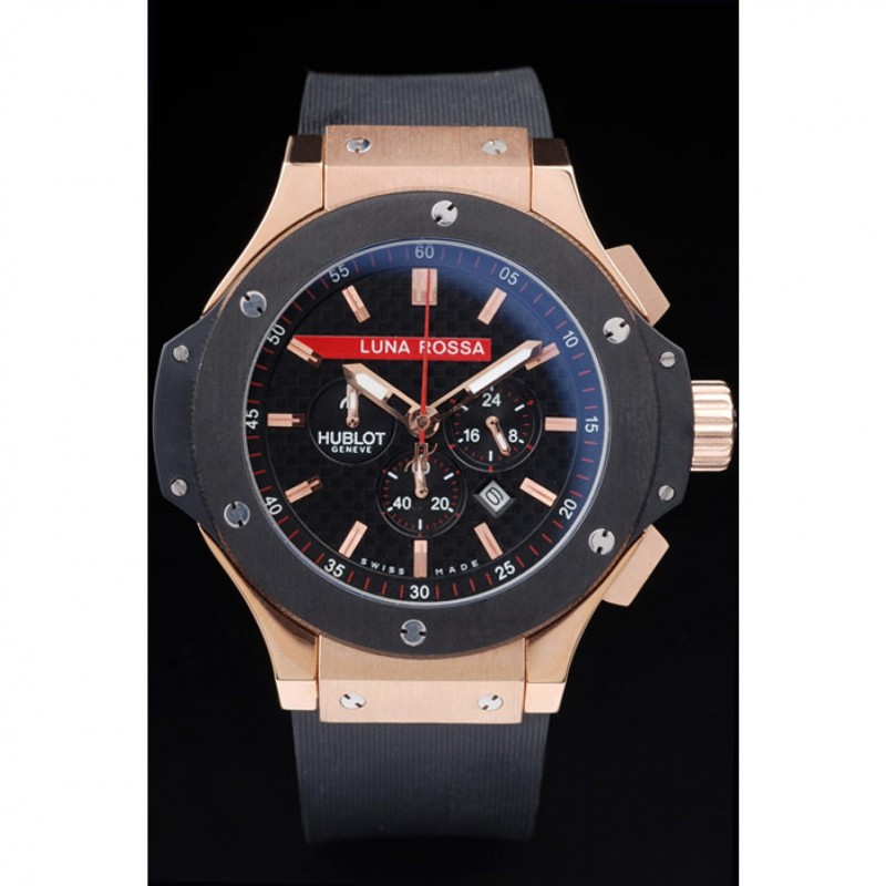 Luxury Hublot Limited Edition Luna Rosa Gold Dial Watch-1
