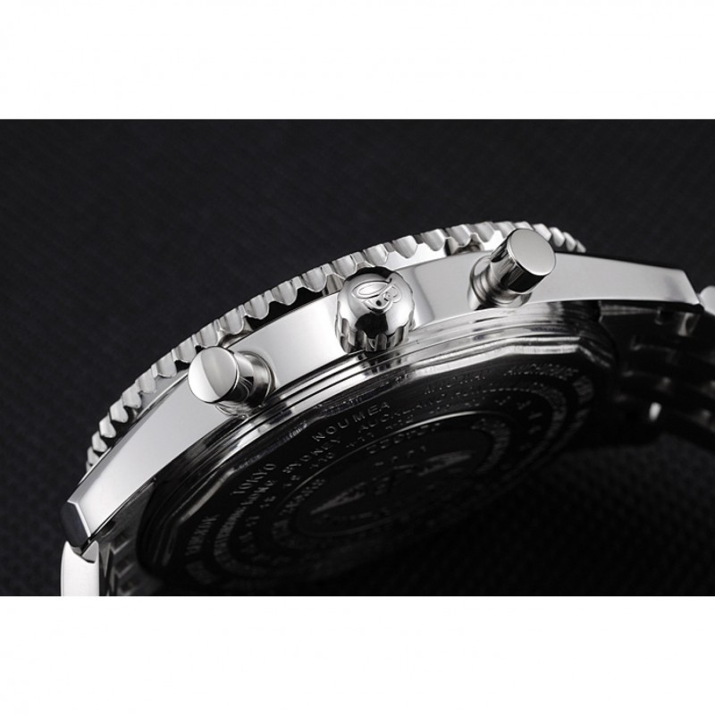 Breitling Navitimer World Black Dial Stainless Steel Bracelet 622512-7