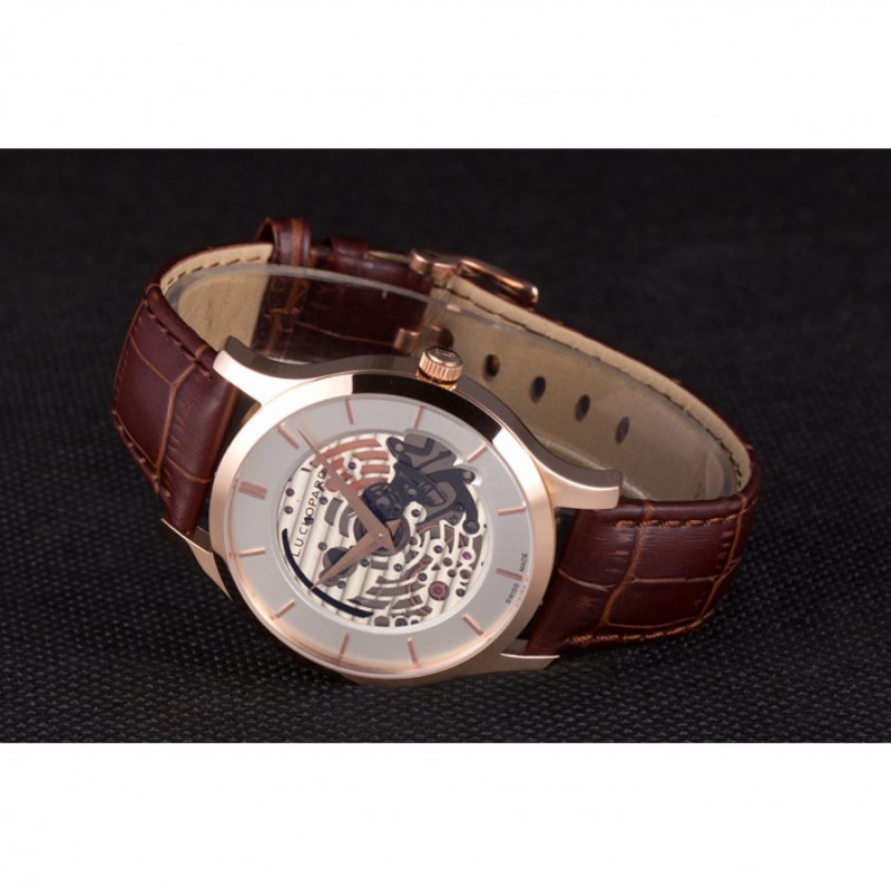 High Quality Replica Watches Chopard Skeletek Rose Gold Watch cp90 621369-4