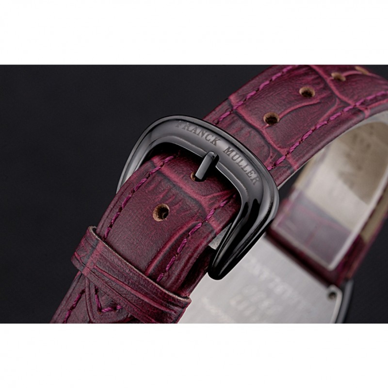 Cheap Replica Watches Franck Muller Casablanca Purple Croco Leather Band 621645-4