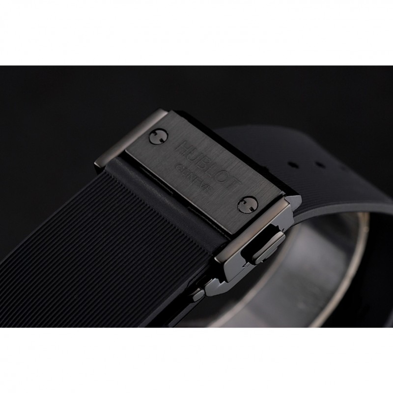 High Quality Replica Watches Hublot Big Bang Carbon Dial With Red Markings Carbon Case And Bezel Black Rubber Strap 622775-5