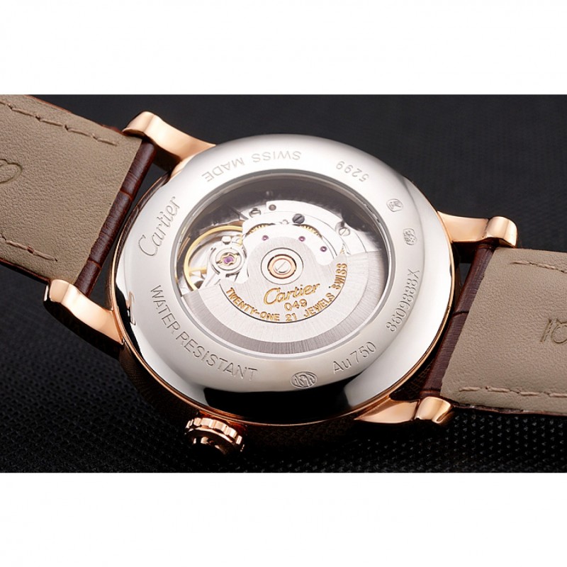 Swiss Cartier Ballon Bleu GMT Silver Dial Stainless Steel Case Two Tone Rose Gold Steel Bracelet-8