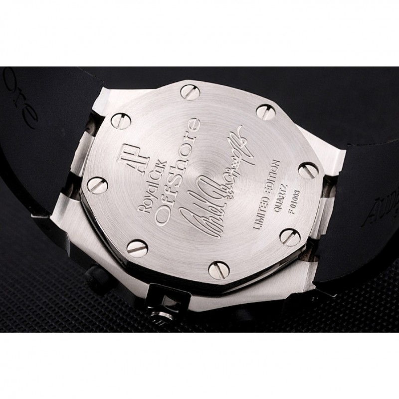 Audemars Piguet Royal Oak Offshore White Dial Stainless Steel Case Black Rubber Strap-6