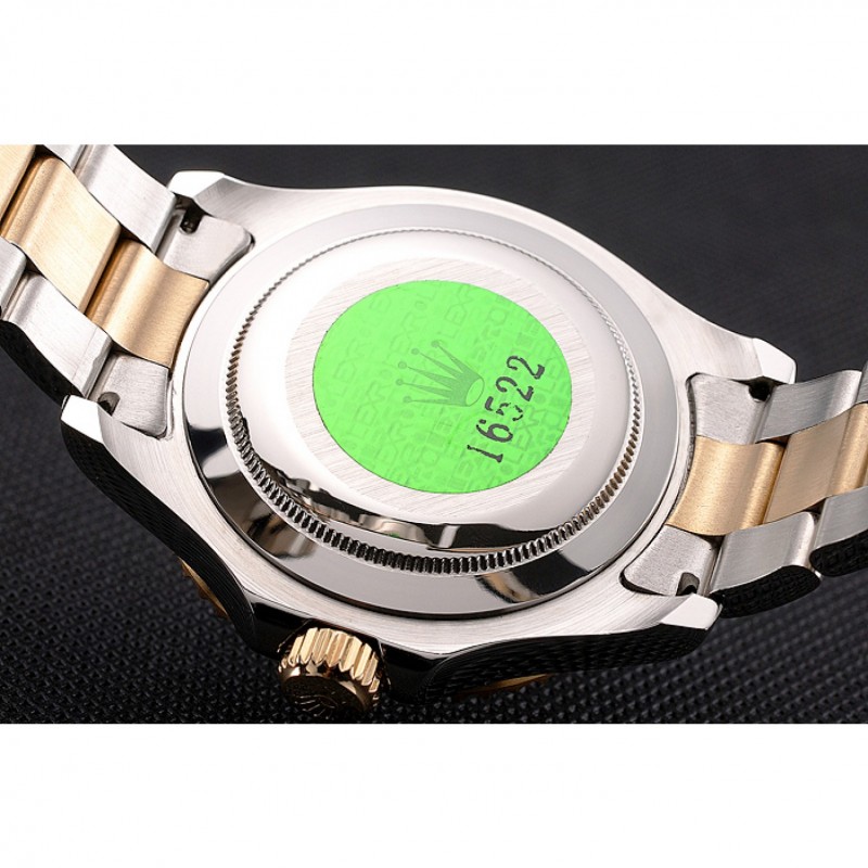Rolex Yacht-Master White Dial Gold Bezel Stainless Steel Case Two Tone Bracelet-7