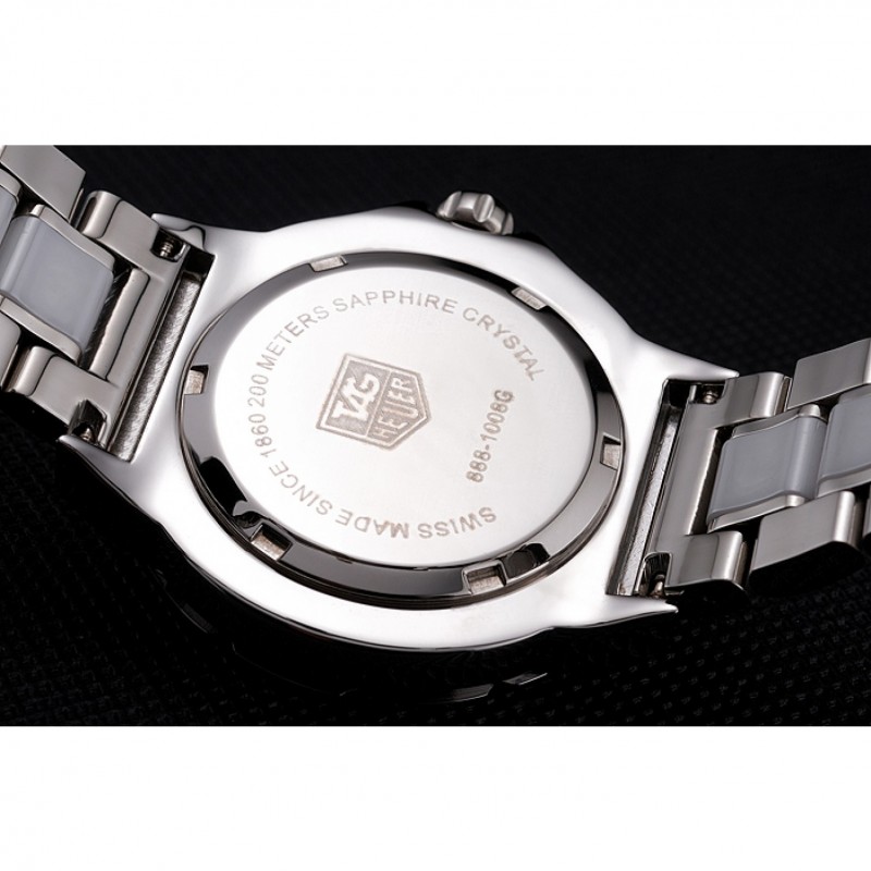 Tag Heuer Formula 1 White Ceramic Bezel White Dial-7