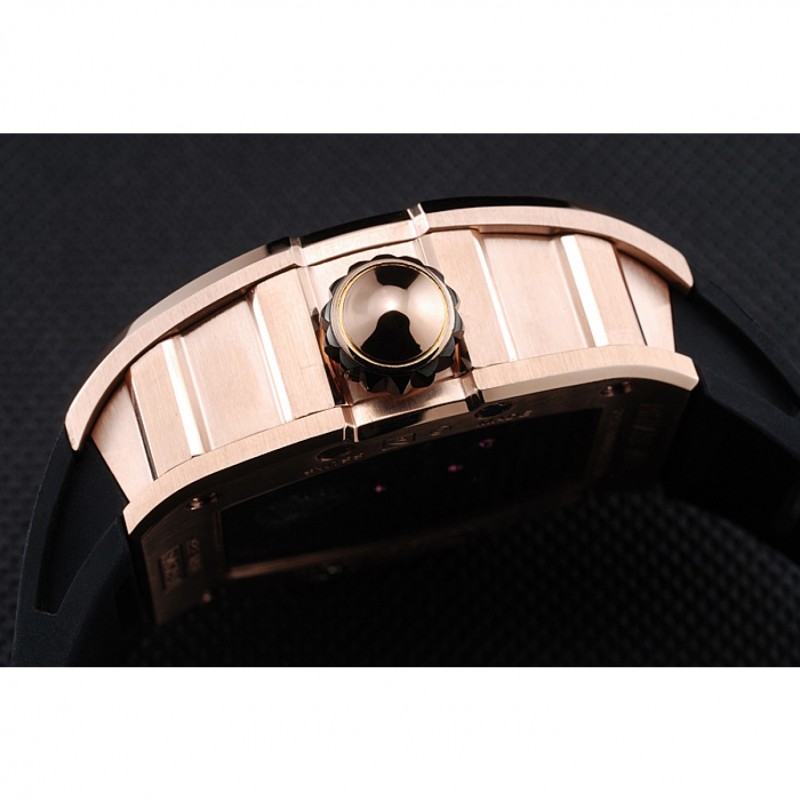 Richard Mille RM 057 Tourbillon Dragon Jackie Chan Gold Case Black Rubber Bracelet 1454200-7