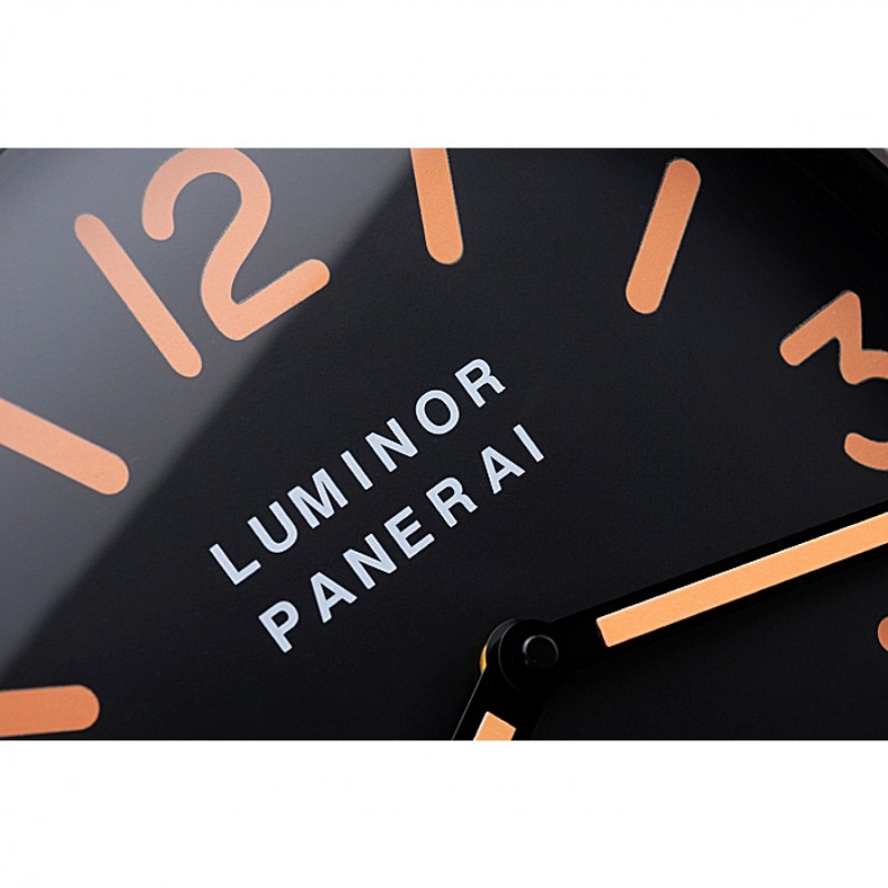 Panerai Luminor Marina Wall Clock Black-Orange 622472-3