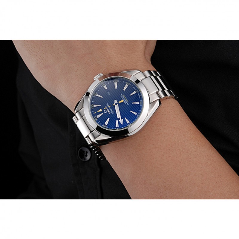 Omega Seamaster Aqua Terra Black Dial Yellow Numerals Stainless Steel Bracelet 622524-8
