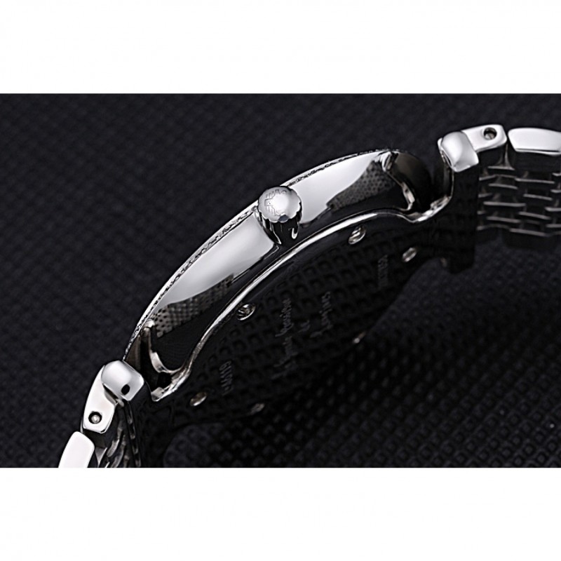Longines La Grande Classique Stainless Steel Black Dial Diamond Bezel Homme 622107-8
