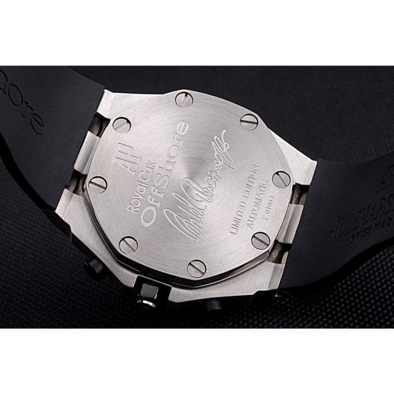 AAA Swiss Audemars Piguet Royal Oak Offshore Black And Yellow Dial Stainless Steel Case Black Rubber Strap 622855-8