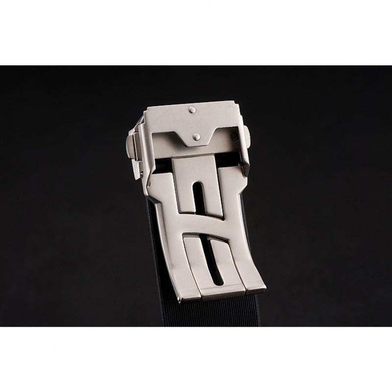 Swiss Hublot King Power Stainless Steel with Rubber Band shb11 621404-6