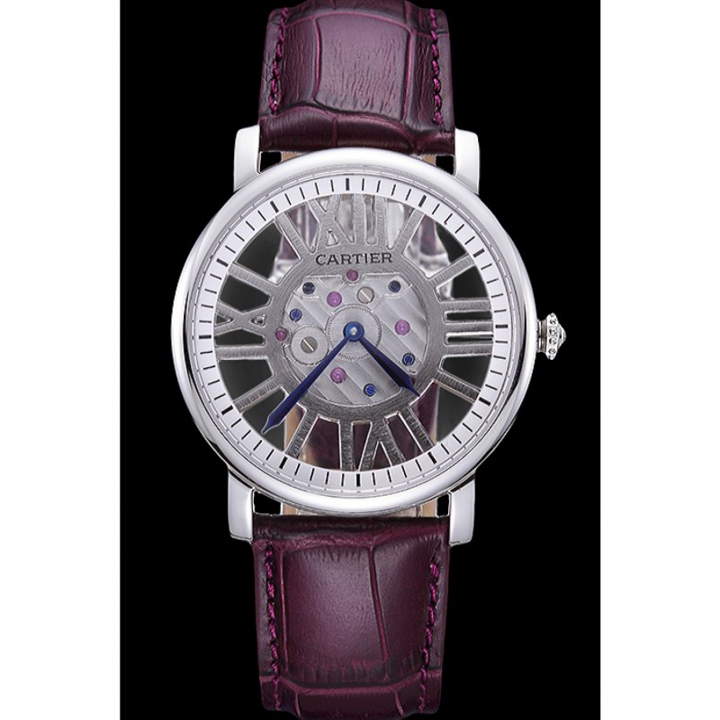 Cartier Rotonde Skeleton Flying Tourbillon Purple 621971-1