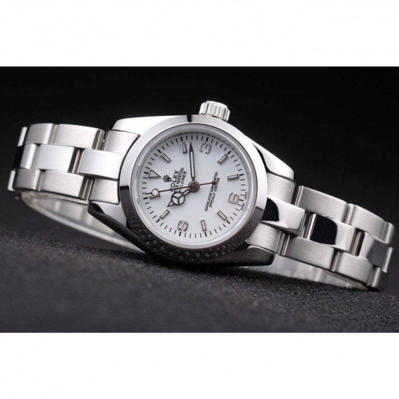 Rolex Explorer Polished Stainless Steel White Dial 98088-4