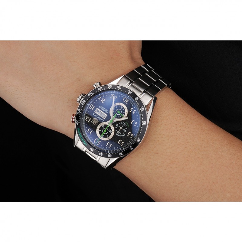 Carrera Black Dial Calibre 16 Link Tag Heuer Watch-tag140-8