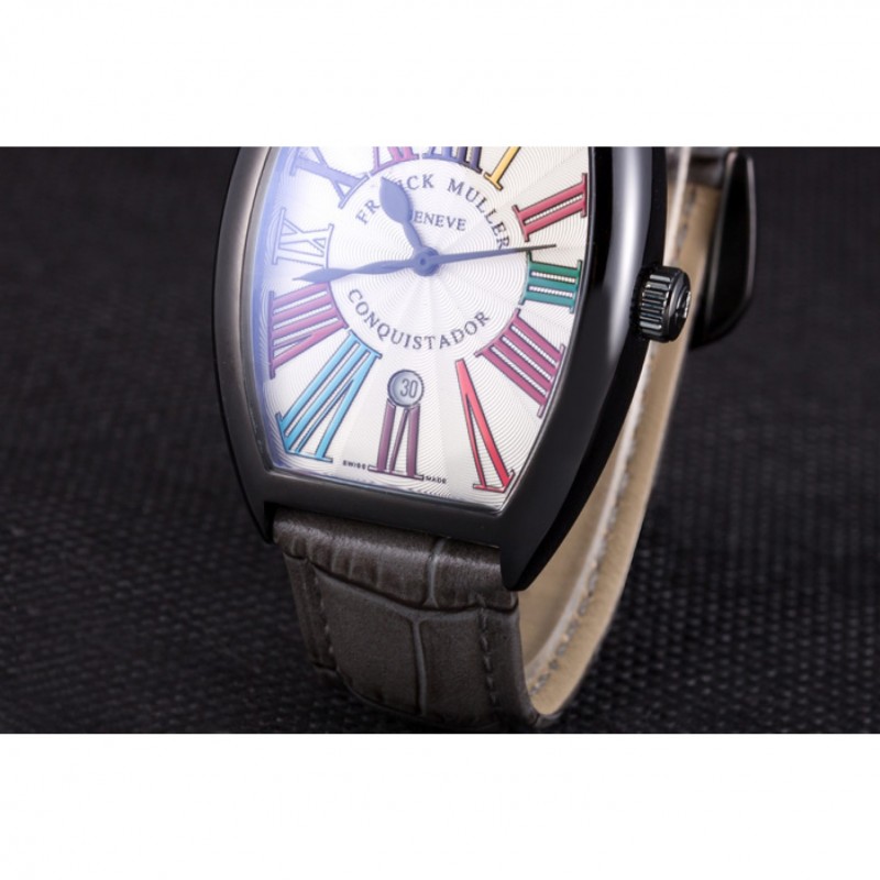 Franck Muller Casablanca Black Croco Leather Band 621641-5