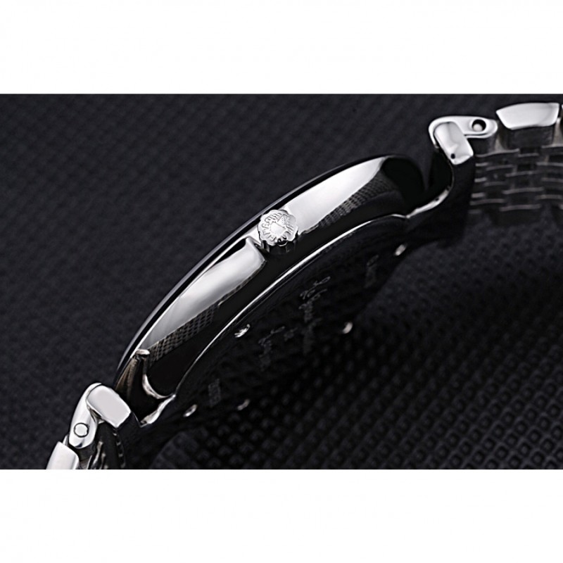Longines La Grande Classique Stainless Steel Black Dial Diamond Markers Homme 622111-7