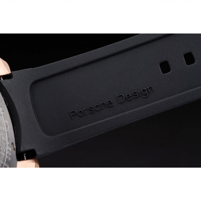 Porsche Regulator Power Reserve Rose Gold Case White Dial-6