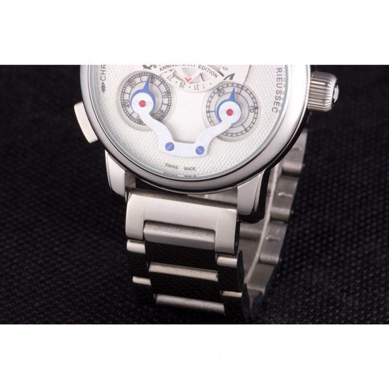 SS Replica Watches Montblanc Nicolas Rieussec Anniversary Edition Stainless Steel Bracelet 621629-7