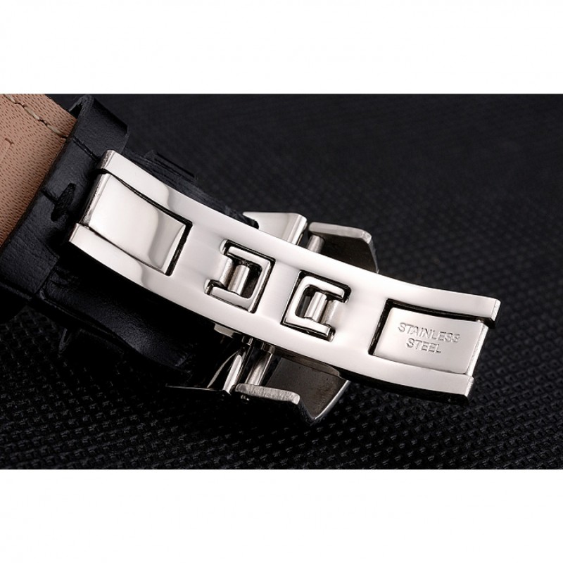 Mido Multifort Cronograph 2 Tone Dial Black Leather Strap 622184-6