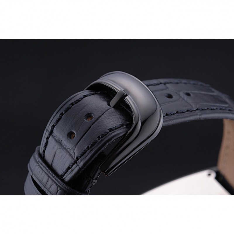 Franck Muller Casablanca White Dial Numbers Black Croco Strap 80303-4