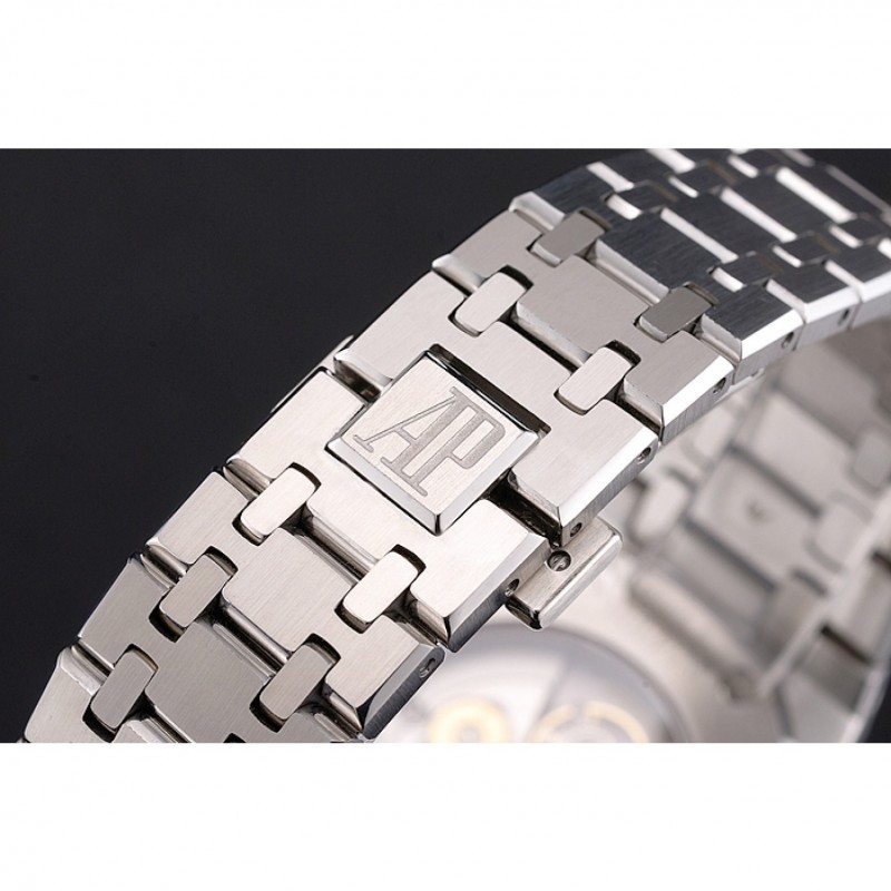 Swiss Audemars Piguet Royal Oak Silver Dial Stainless Steel Case And Bracelet-5