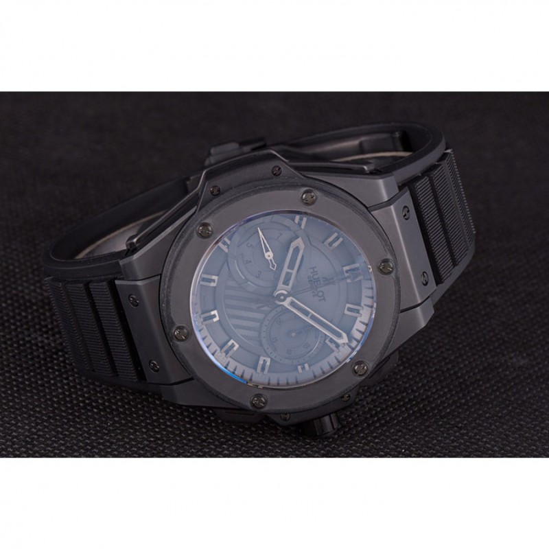 Swiss Hublot King Power Black Dial with Rubber Band shb10 621403-3