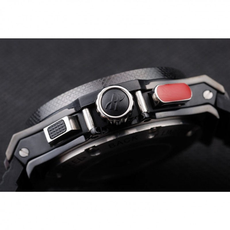 Hublot King Power Tourbillon Black Strap Black Dial-6