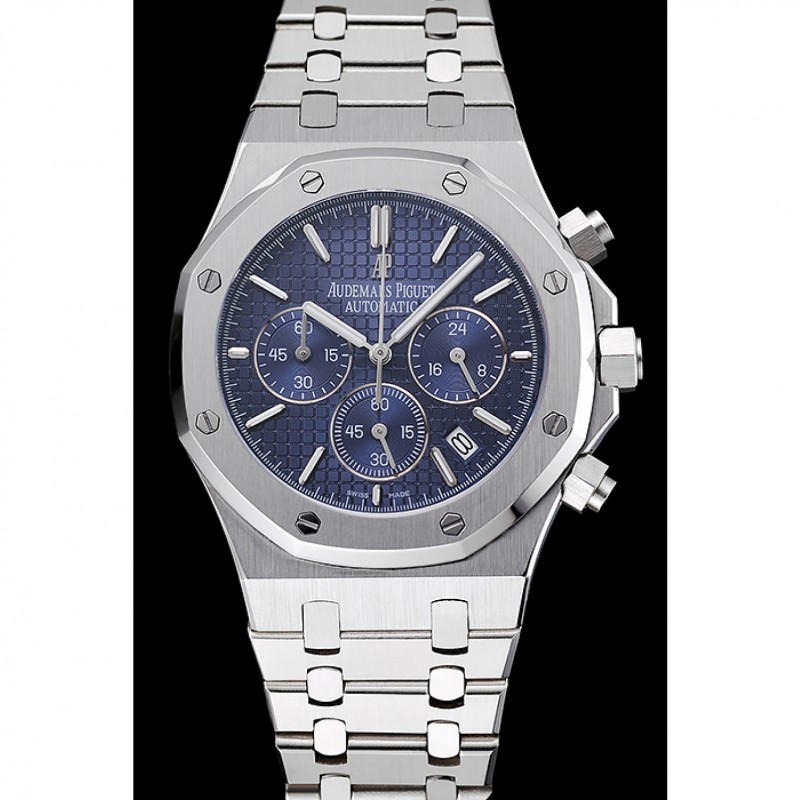 Audemars Piguet Royal Oak Chronograph Blue Dial Stainless Steel Bracelet 1454028-1
