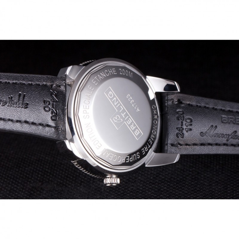 Breitling Certifie SuperOcean White Dial Black Watch-7