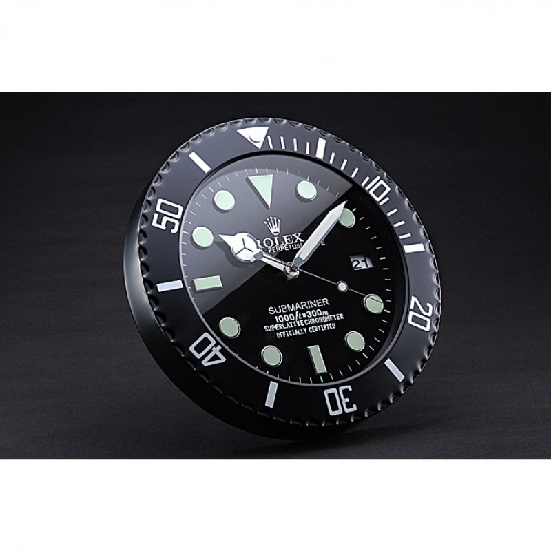 Rolex Submariner Wall Clock Black 622474-2