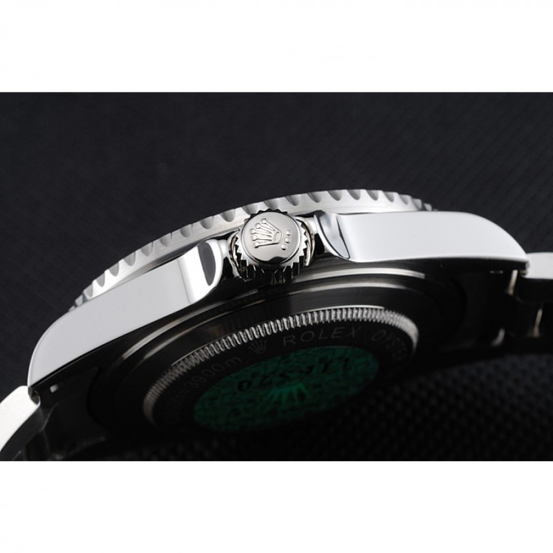 Rolex Sea Dweller Stainless Steel Bracelet Black Dial Watch-6