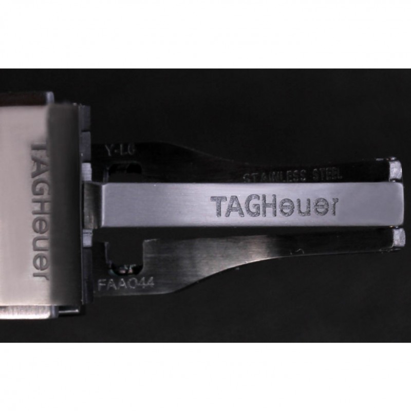 AAA Replica Watches Tag Heuer Carrera Ion Plated Stainless Steel Bracelet White Dial 801444-8