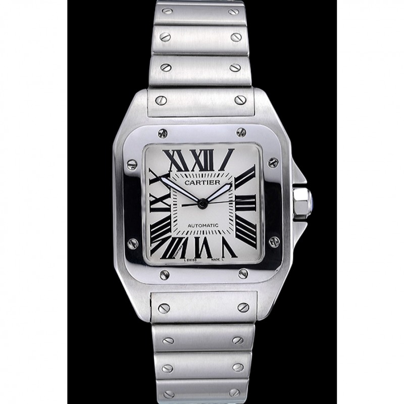 Cheap Replica Watches Swiss Cartier Santos Galbee Stainless Steel 622063-1