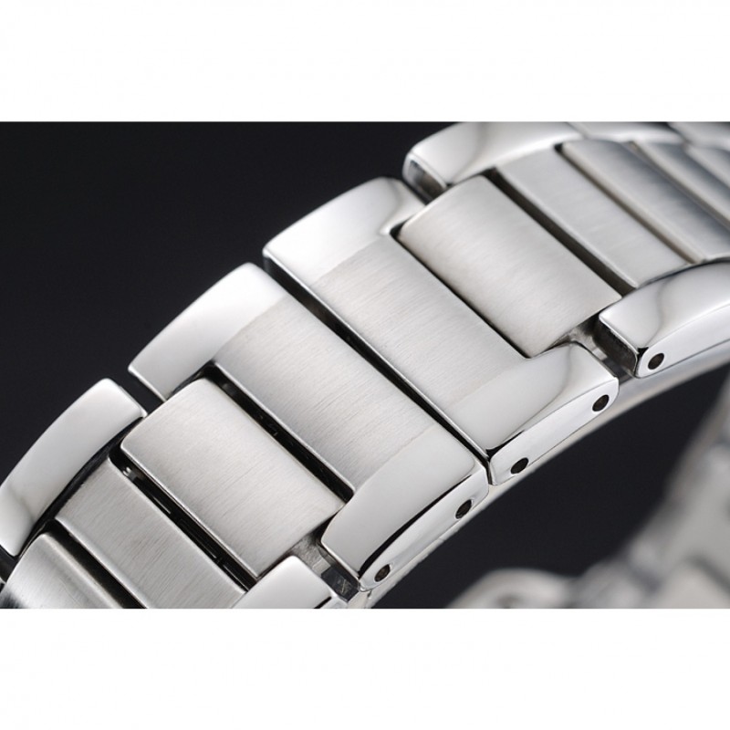 High Quality Cartier Tank Anglaise 30mm White Dial Stainless Steel Case And Bracelet-6