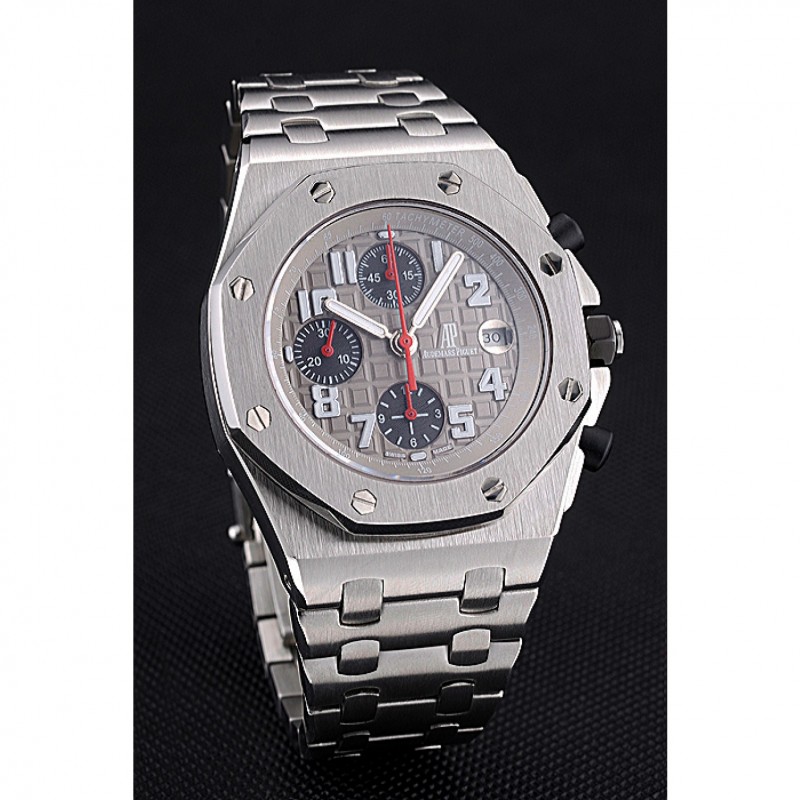 SS Swiss Audemars Piguet Royal Oak Offshore Grey Dial Stainless Steel Case And Bracelet 622870-2