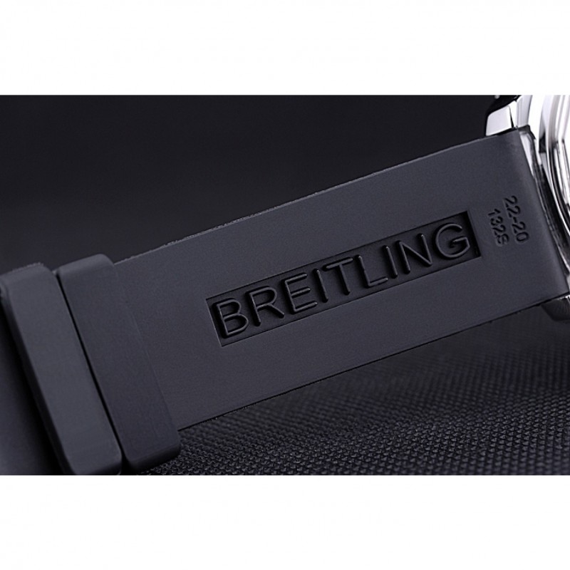 Breitling Superocean Black Yellow Dial Watch 622331-7