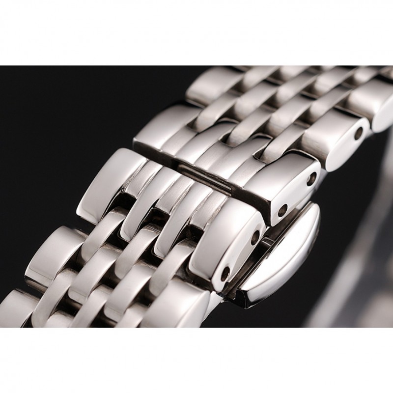 High Quality Replica Watches Patek Philippe Calatrava Ladies White Dial Stainless Steel Case And Bracelet 1453834-5