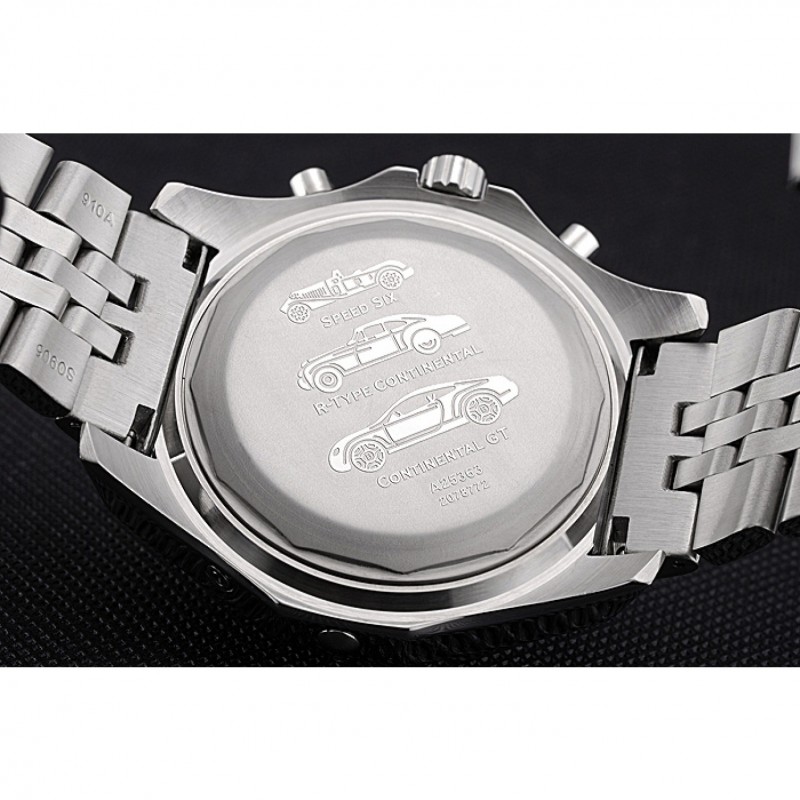 Breitling Bentley Mulliner Tourbillon Black Dial Stainless Steel Case And Bracelet 622731-7