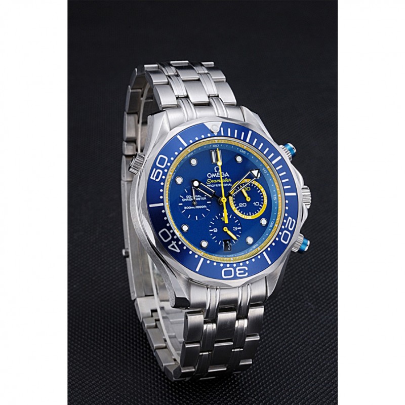 Luxury Omega Seamaster Professional Emirates Team 2013 Blue 622056-2